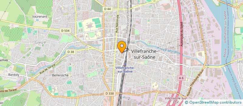 localisation de l'entreprise ASSOCIATION CALADE ECHECS à VILLEFRANCHE-SUR-SAONE