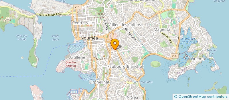 localisation de l'entreprise ASSOCIATION CALEDONIA +687 à NOUMEA