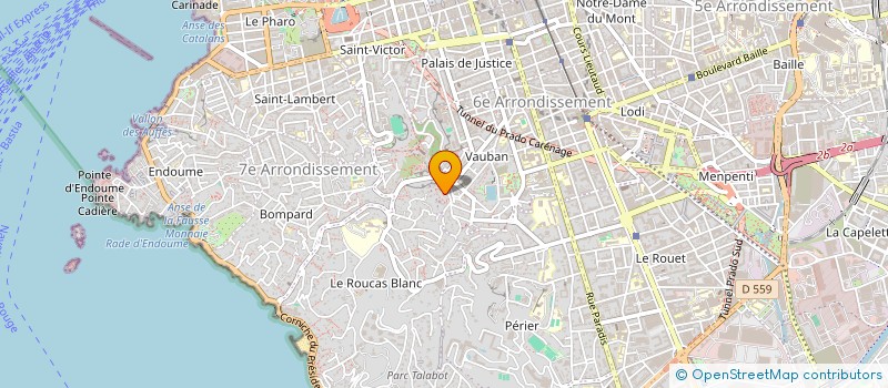 localisation de l'entreprise ASSOCIATION CALISTO  MARSEILLE