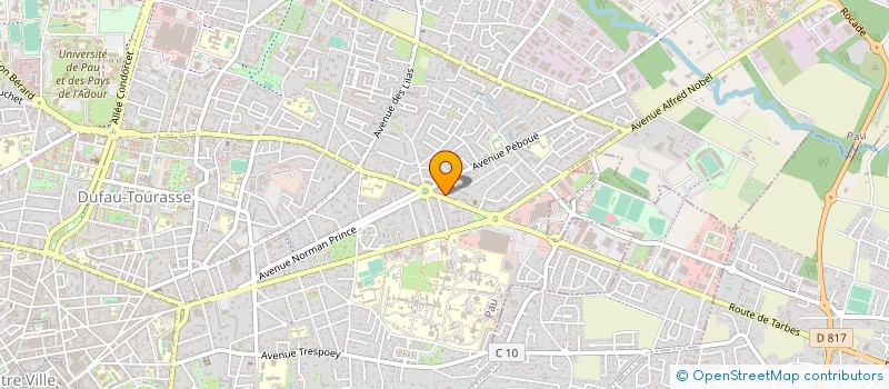 localisation de l'entreprise ASSOCIATION CALLUNE à PAU
