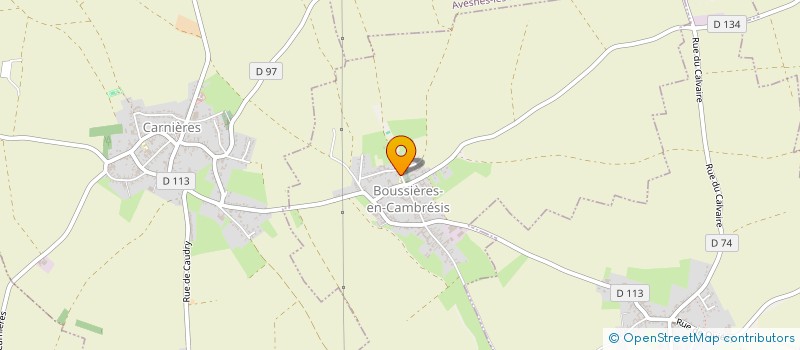 localisation de l'entreprise ASSOCIATION CALMETTE à BOUSSIERES-EN-CAMBRESIS