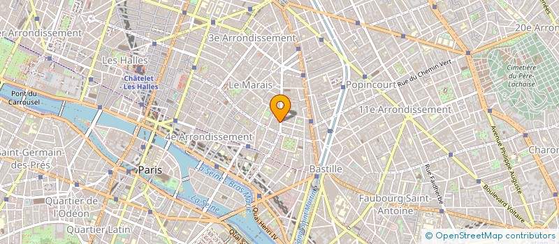 localisation de l'entreprise ASSOCIATION CALOUNGA FILMS à PARIS