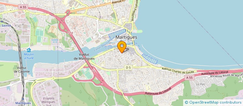 localisation de l'entreprise ASSOCIATION CALYPSO CLUB à MARTIGUES