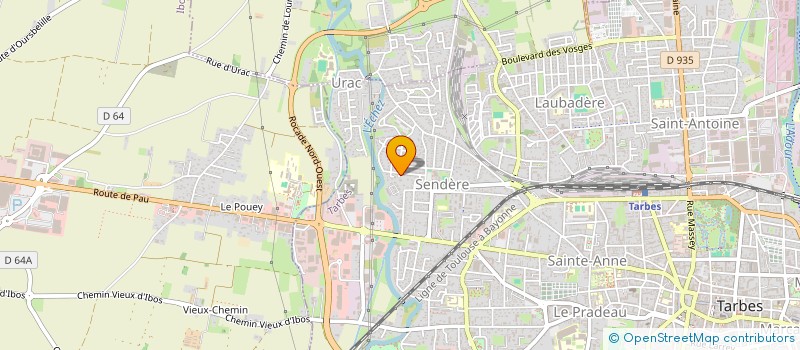 localisation de l'entreprise ASSOCIATION CAMEROUN BIGORRE  TARBES