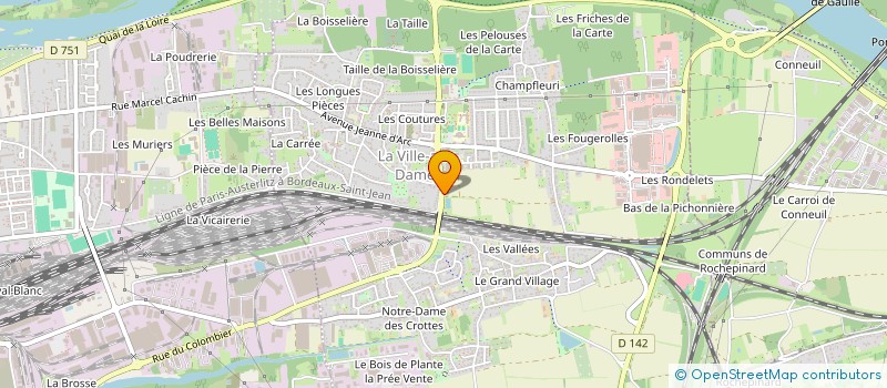 localisation de l'entreprise ASSOCIATION CAMILLE CLAUDEL à LA VILLE-AUX-DAMES