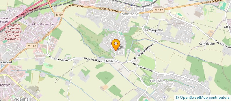 localisation de l'entreprise ASSOCIATION CAMINITO TANGO  MONTRABE