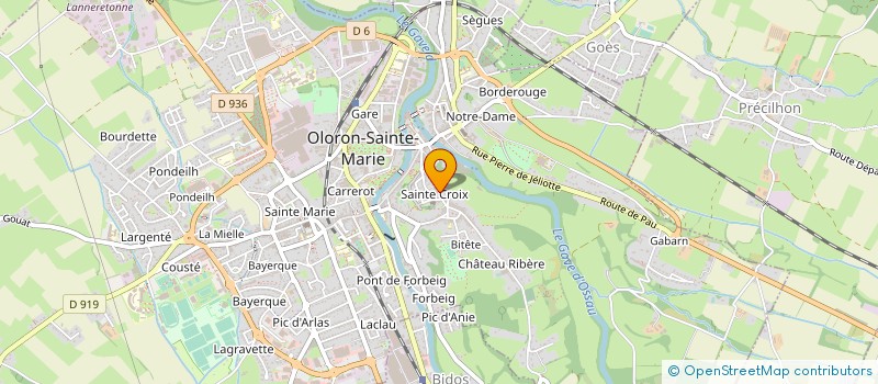 localisation de l'entreprise ASSOCIATION CAMINO  OLORON-SAINTE-MARIE