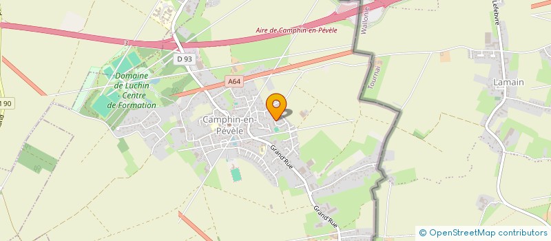 localisation de l'entreprise ASSOCIATION CAMPHINOISE à CAMPHIN-EN-PEVELE