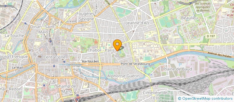 localisation de l'entreprise ASSOCIATION CAMPING PLUS à RENNES