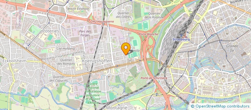 localisation de l'entreprise ASSOCIATION CAMPS ET SEJOURS CULTURELS ET SPORTIFS à STRASBOURG