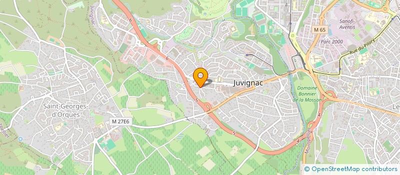 localisation de l'entreprise ASSOCIATION CANAL 34  JUVIGNAC