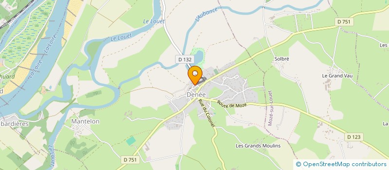 localisation de l'entreprise ASSOCIATION CANAL  DENEE