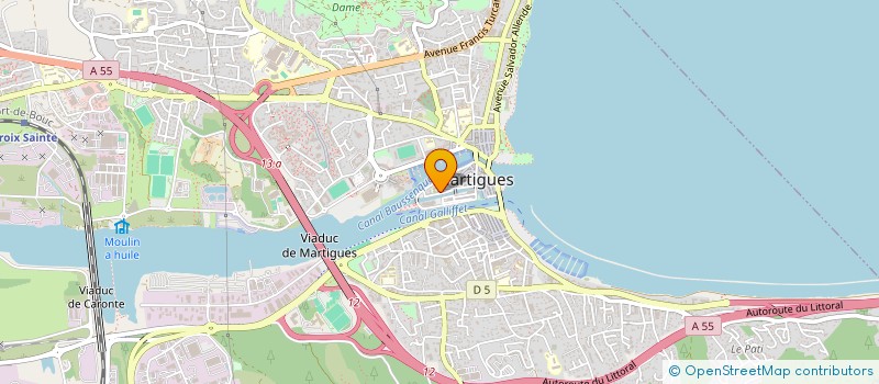 localisation de l'entreprise ASSOCIATION CANAL PLANCHE à MARTIGUES