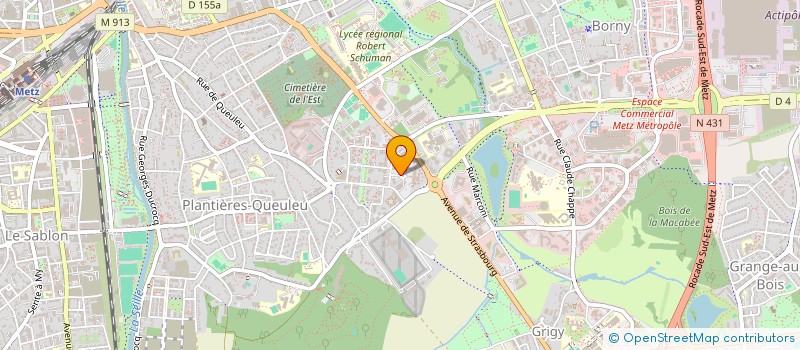 localisation de l'entreprise ASSOCIATION CANALISATEURS DE LORRAINE  METZ