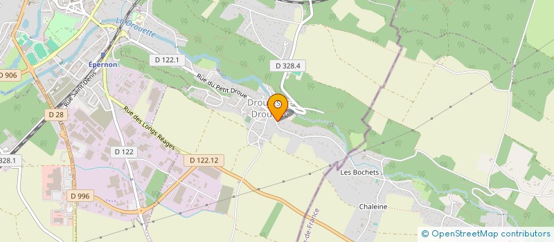 localisation de l'entreprise ASSOCIATION CANI-COURSES DU VAL DROUETTE à DROUE-SUR-DROUETTE