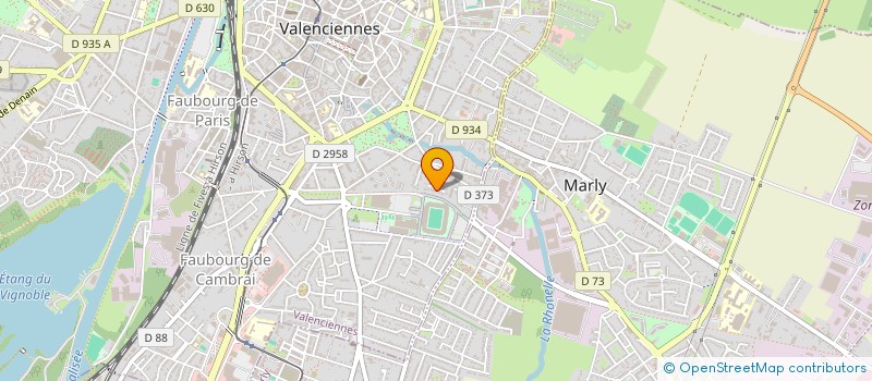 localisation de l'entreprise ASSOCIATION CANIN SANS FAMILLE  VALENCIENNES