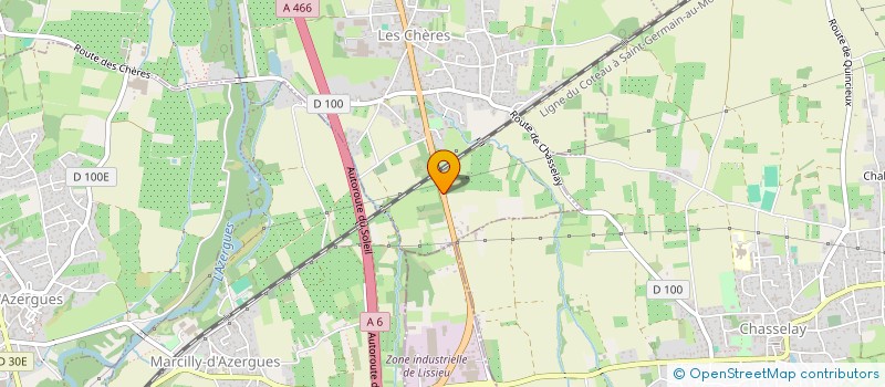 localisation de l'entreprise ASSOCIATION CANINE DE LISSIEU CANI'PARK  LISSIEU