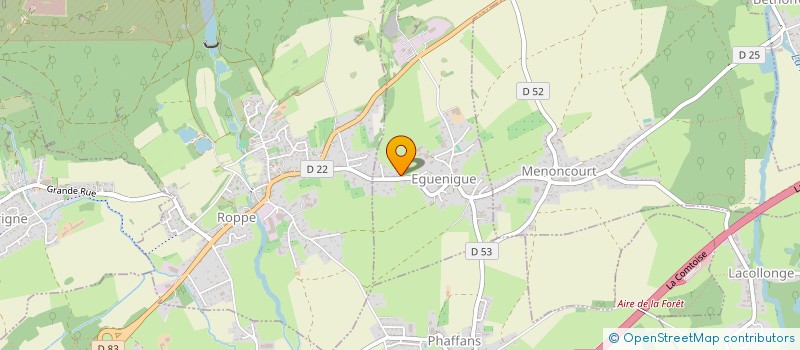 localisation de l'entreprise ASSOCIATION CANINE TERRITORIALE DE FRANCHE COMTE  PARCEY