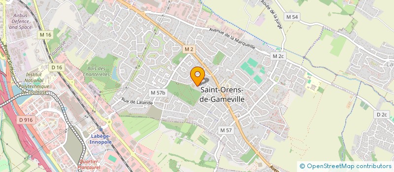 localisation de l'entreprise ASSOCIATION CANT'ORENS à SAINT-ORENS-DE-GAMEVILLE