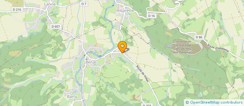 localisation de l'entreprise ASSOCIATION CANTA SE GAUSAS à BENAC
