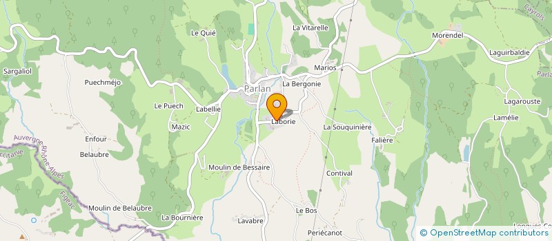 localisation de l'entreprise ASSOCIATION CANTALETEMPS EVENEMENTS à ROUMEGOUX