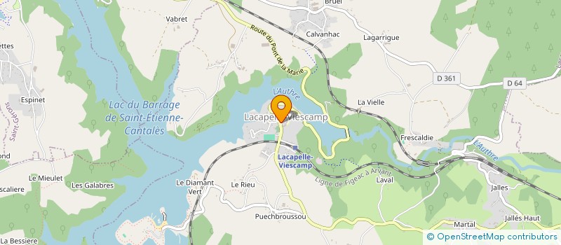 localisation de l'entreprise ASSOCIATION CANTALOUS PAIN'S à LACAPELLE-VIESCAMP