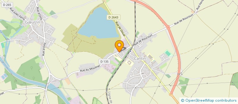 localisation de l'entreprise ASSOCIATION CANTIN 2000  CANTIN