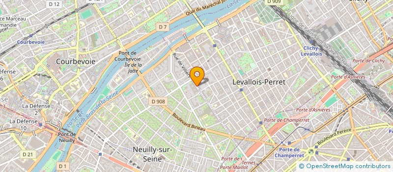 localisation de l'entreprise ASSOCIATION CANTINE INTER ENTREPRISES à NEUILLY-SUR-SEINE