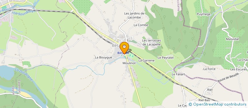 localisation de l'entreprise ASSOCIATION CANTINE SCOLAIRE à CAVAGNAC