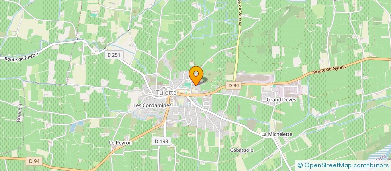 localisation de l'entreprise ASSOCIATION CANTINE SCOLAIRE à LA BAUME-DE-TRANSIT