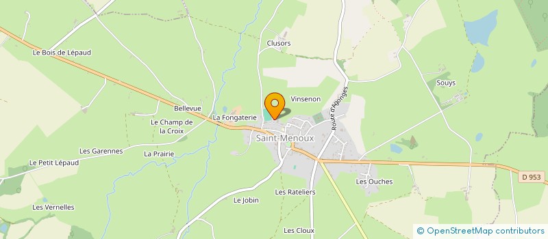 localisation de l'entreprise ASSOCIATION CANTINE SCOLAIRE à SAINT-MENOUX