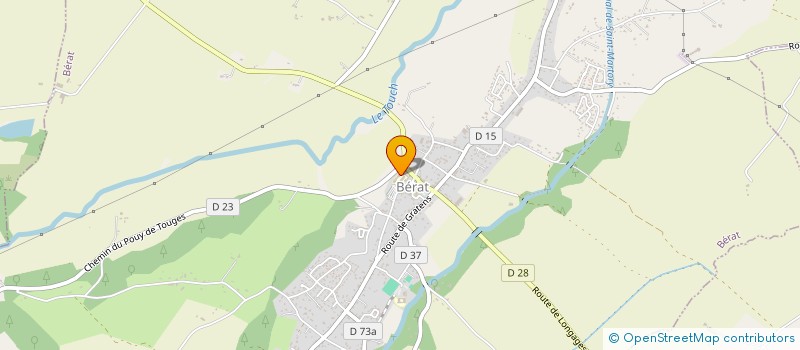 localisation de l'entreprise ASSOCIATION CANTINE SCOLAIRE DE BERAT  BERAT
