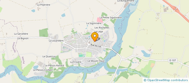 localisation de l'entreprise ASSOCIATION CANTINE ST JOSEPH à MACHE
