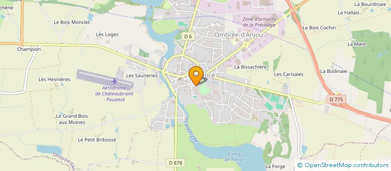 localisation de l'entreprise ASSOCIATION CANTOJEUNES à OMBREE D'ANJOU