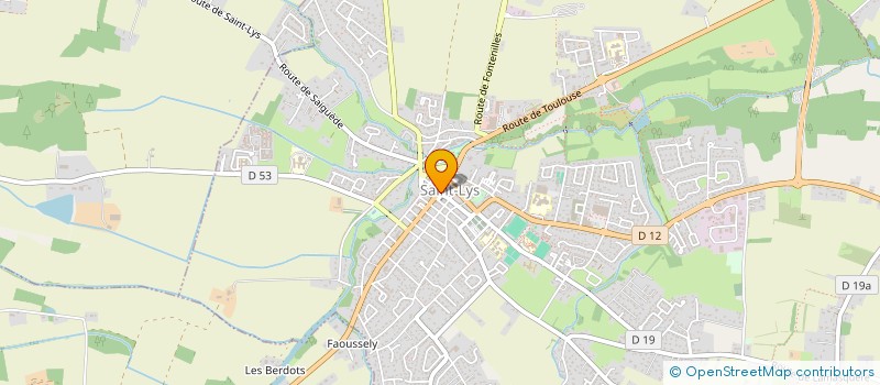 localisation de l'entreprise ASSOCIATION CANTONALE DE VULGARISATION AGRICOLE DE SAINT-LYS ET MURET  SAINT-LYS