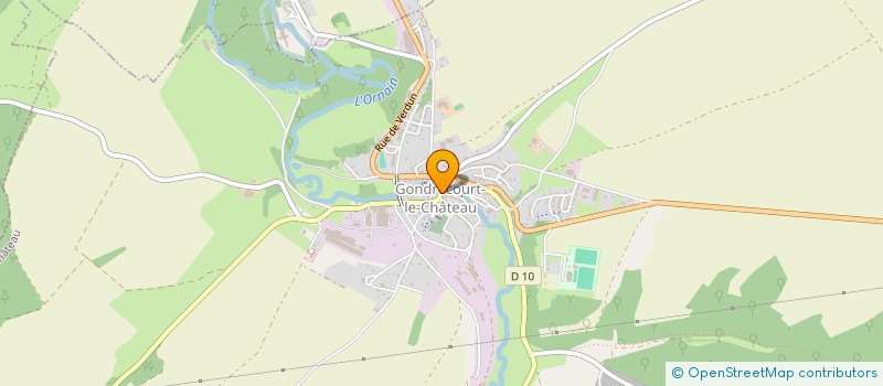 localisation de l'entreprise ASSOCIATION CANTONALE FAMILLES RURALES DU VAL D'ORNOIS à GONDRECOURT-LE-CHATEAU