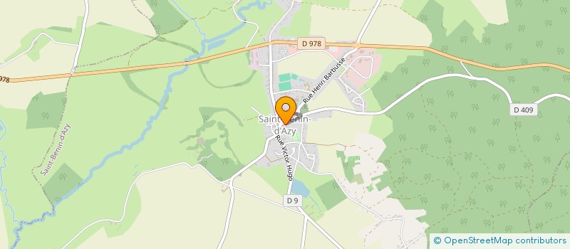 localisation de l'entreprise ASSOCIATION CANTONALE POUR LE MAINTIEN A DOMICILE DES PERSONNES AGEES  SAINT-BENIN-D'AZY