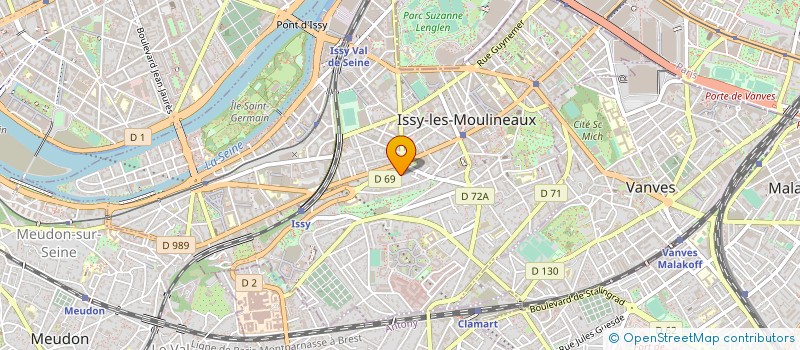 localisation de l'entreprise ASSOCIATION CAP 2000 à ISSY-LES-MOULINEAUX