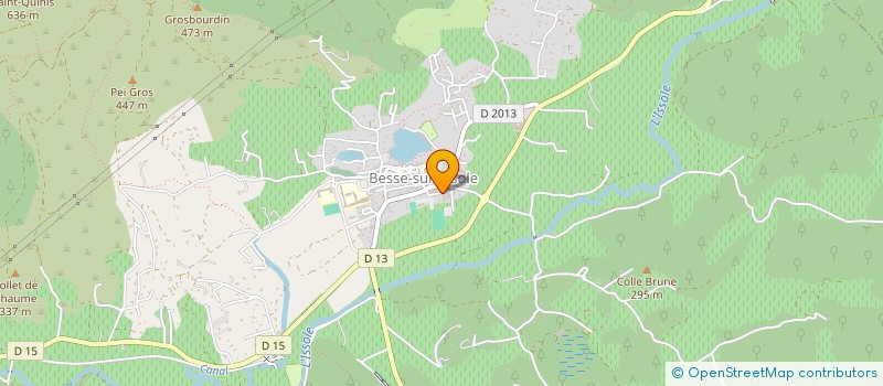 localisation de l'entreprise ASSOCIATION CAP BESSOIS à BESSE-SUR-ISSOLE