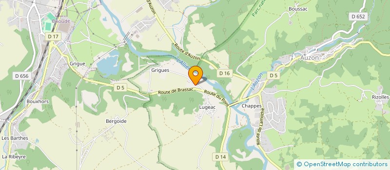 localisation de l'entreprise ASSOCIATION CAP JEUNES  SAINT-HILAIRE