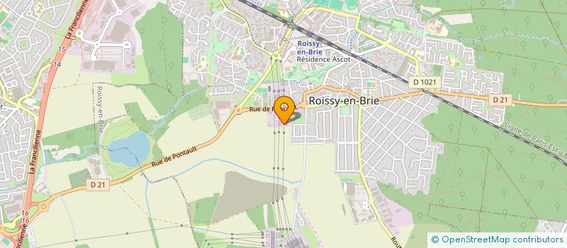 localisation de l'entreprise ASSOCIATION CAP'METAL  ROISSY-EN-BRIE