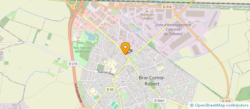 localisation de l'entreprise ASSOCIATION CAP SANTE 77  BRIE-COMTE-ROBERT