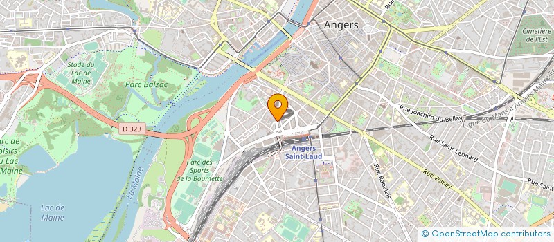 localisation de l'entreprise ASSOCIATION CAPES SAINT LOUIS à ANGERS