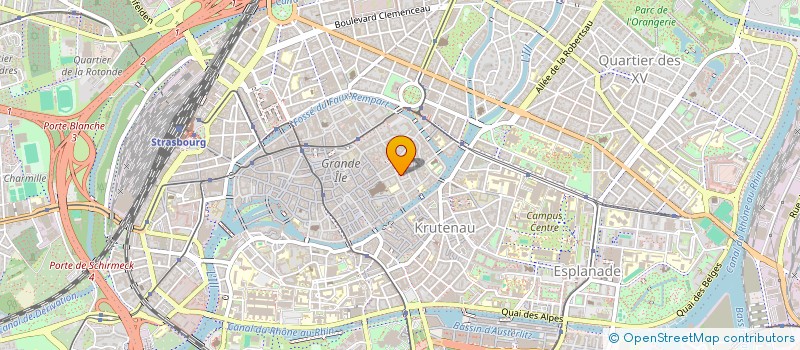 localisation de l'entreprise ASSOCIATION CAPITALE EUROPEENNE DES LITTERATURES à STRASBOURG