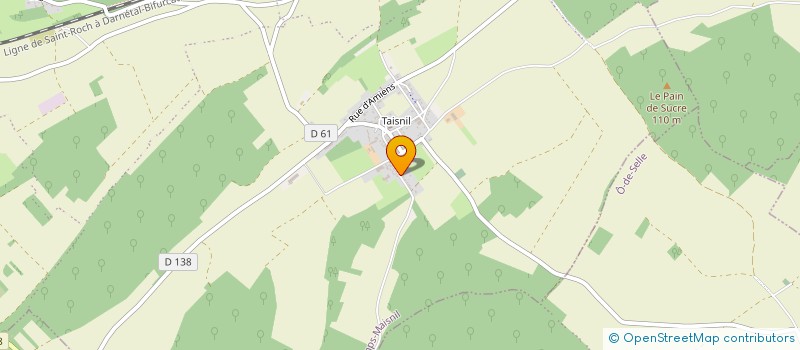 localisation de l'entreprise ASSOCIATION CAPOEIRA AMIENS - NACAO PALMARES CAPOEIRA  NAMPS-MAISNIL