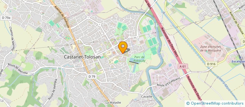 localisation de l'entreprise ASSOCIATION CAPOEIRA POUR TOUS - OCCITANIA à CASTANET-TOLOSAN