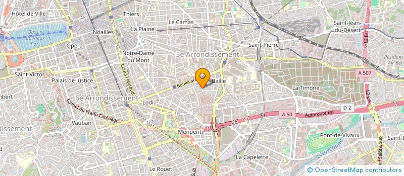 localisation de l'entreprise ASSOCIATION CARABINE POUR LE WER DE L'ANEMF à MARSEILLE