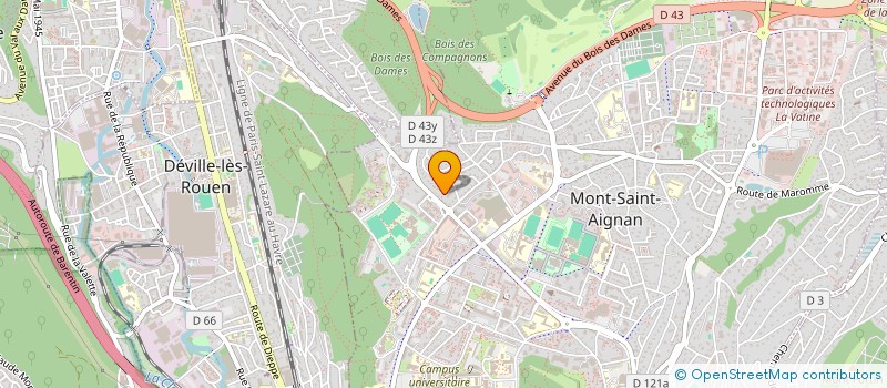 localisation de l'entreprise ASSOCIATION CARACTERES à MONT-SAINT-AIGNAN