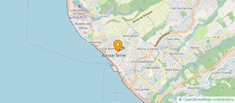 localisation de l'entreprise ASSOCIATION CARAIBE à BASSE-TERRE