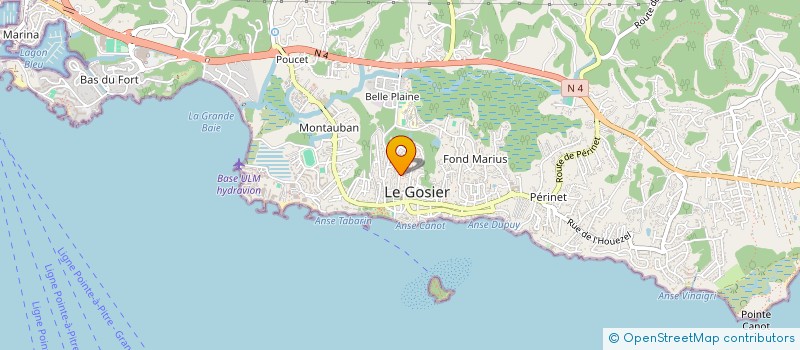 localisation de l'entreprise ASSOCIATION CARAIBE EVENTS à LE GOSIER
